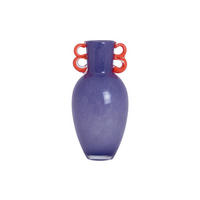 VASE Fiesta 14/14/30 cm - Lila, Glas (14.5/30cm) - Present Time