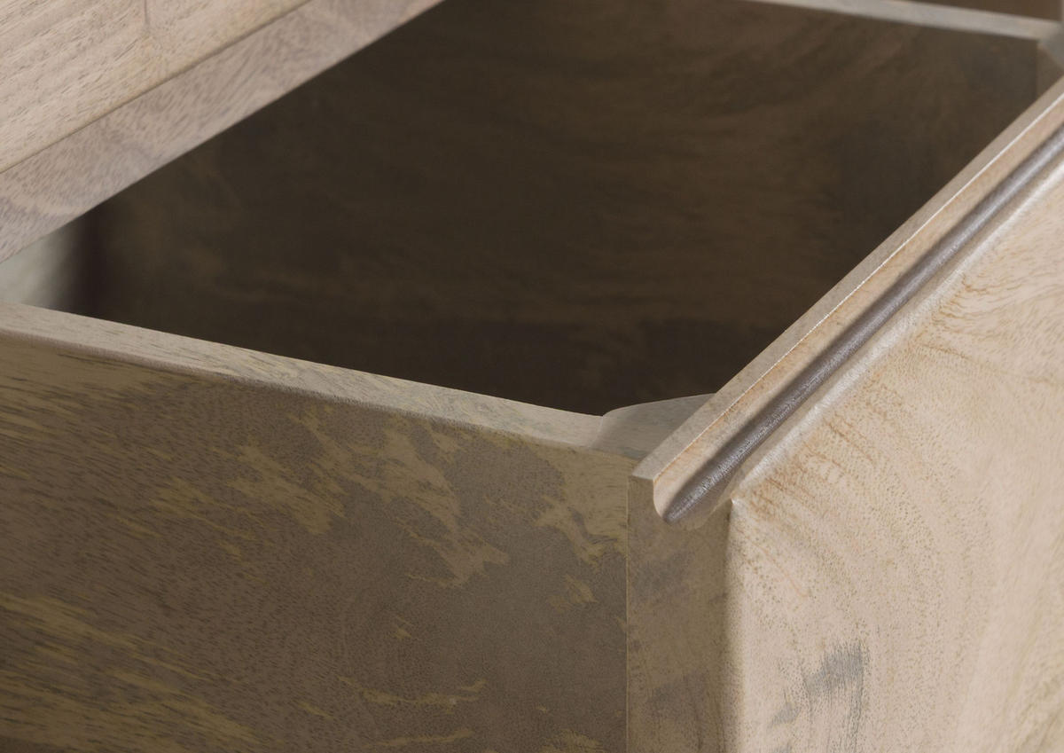 COUCHTISCH Mango 118x65x40 weiß lackiert TORONTO #352 - Weiß, Holz (118/65/40cm) - Massivmoebel24
