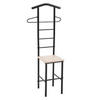 HERRENDIENER JIVO - Schwarz/Sonoma Eiche, Metall (53/121/47cm) - CARO-Möbel