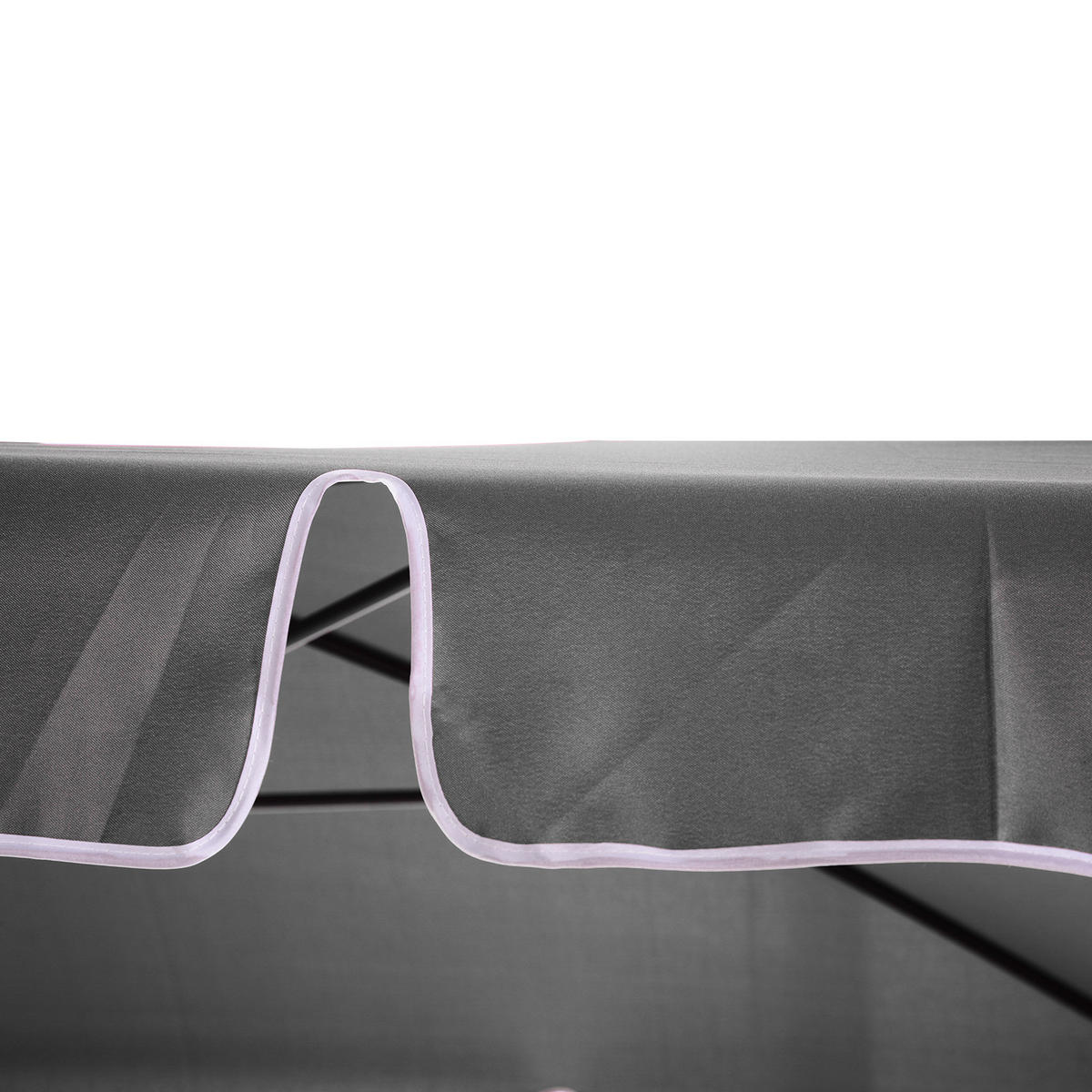 SONNENSCHIRM, Aluminium, Metall, Grau - Grau, Metall (130/198cm) - Outsunny