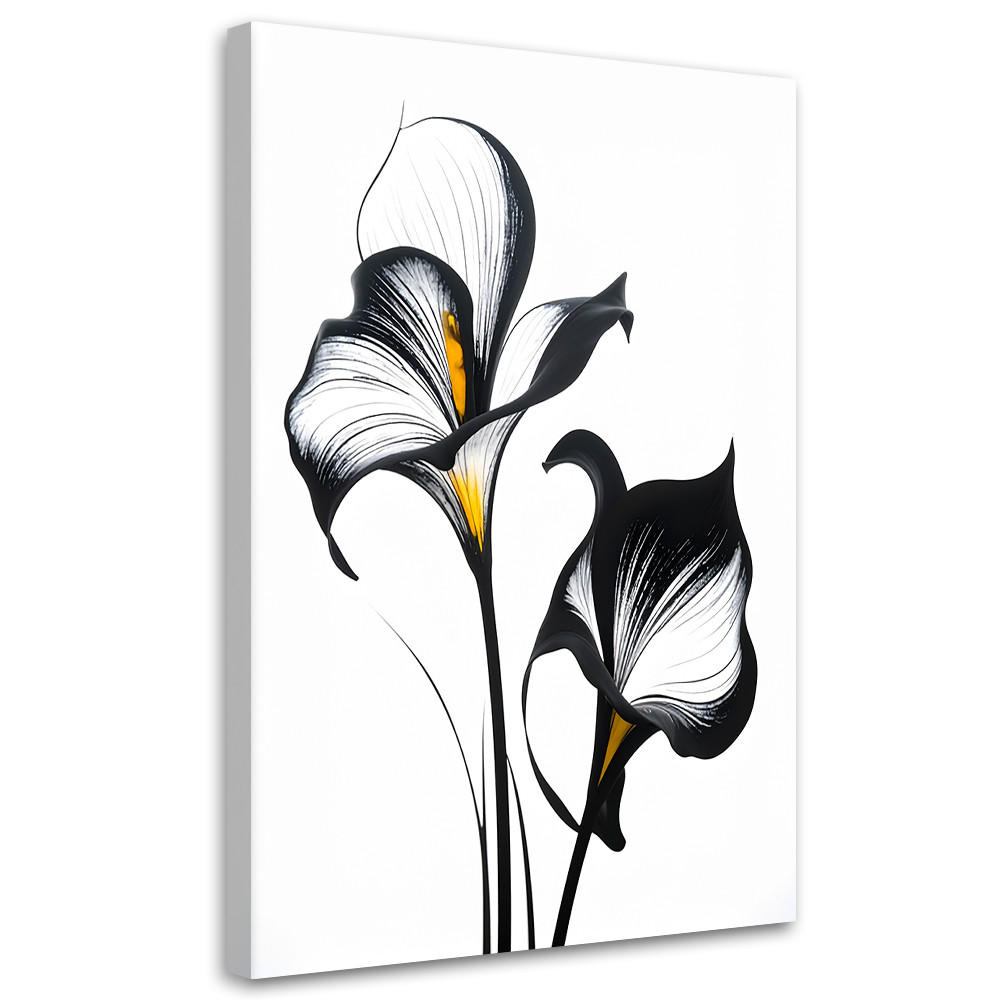 Feeby Leinwandbild, Weiß 60x90 cm
