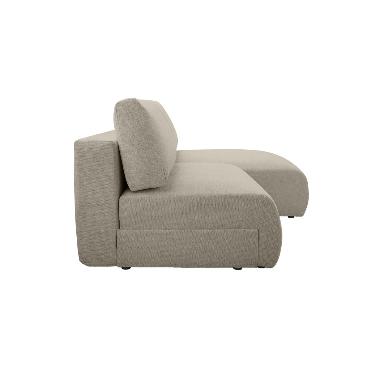 ECKSOFA Ripley mit Schlaffunktion, Hellgrau - Hellgrau, Textil (223/150cm) - Fedve