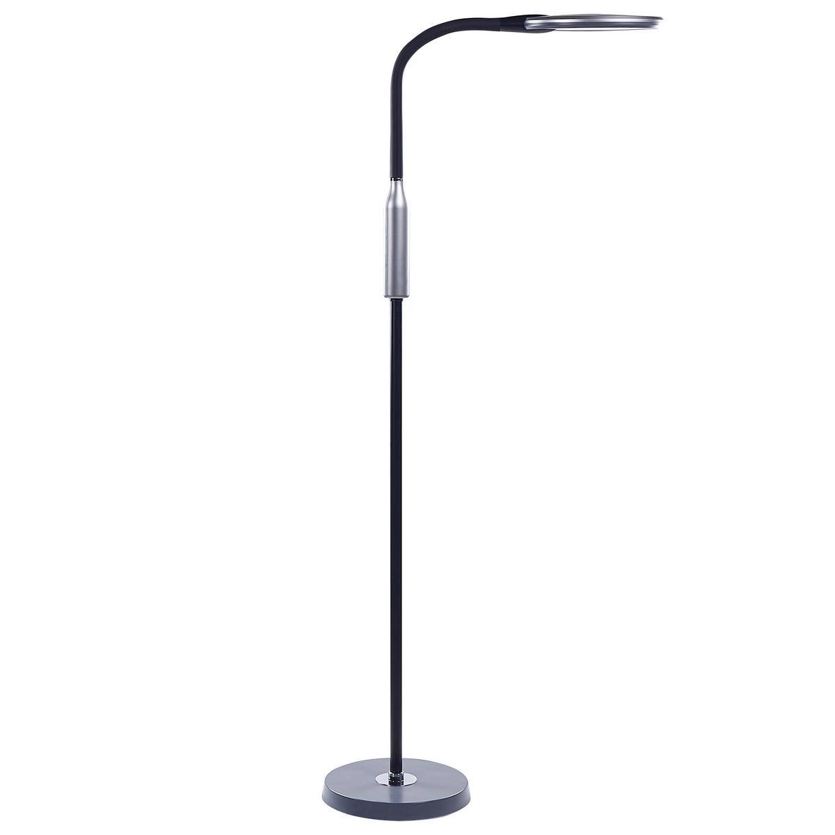 FLURLAMPE Cassiopeia 42/27/148 cm - Schwarz, Kunststoff (27/27/148cm) - Beliani