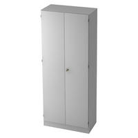 AKTENSCHRANK - 5 Ordnerhöhen 42/80/200,4 cm in Grau - Grau, Holzwerkstoff (80/200.4/42cm) - bümö