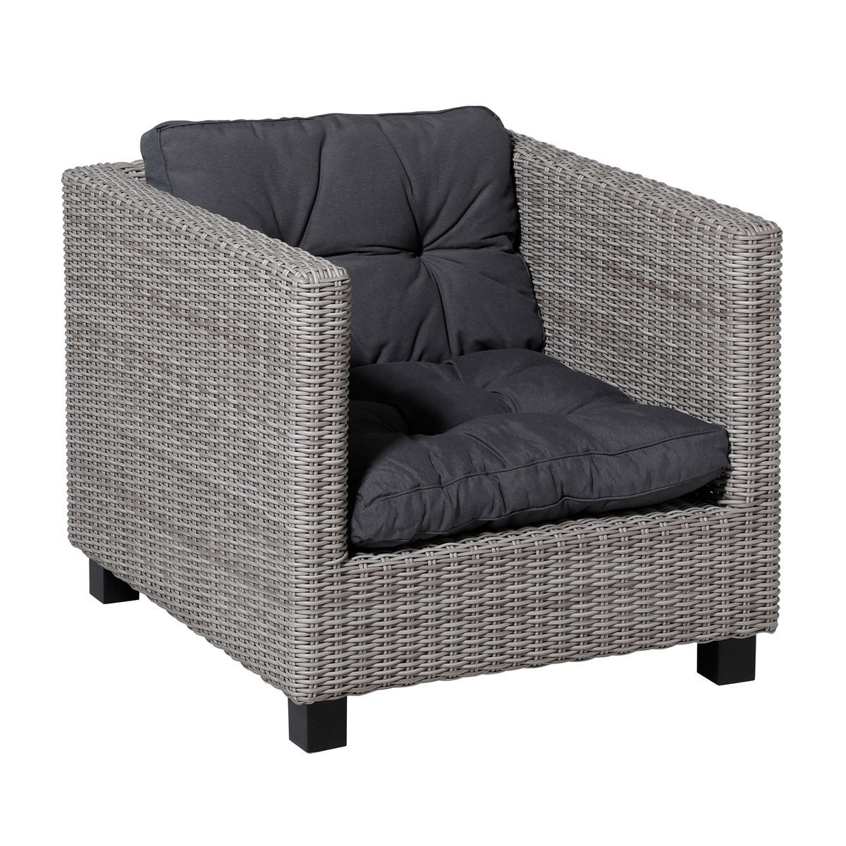 RÜCKENKISSEN Panama 43/73 cm 2er-Set - Grau, Textil (73/8/43cm) - Madison