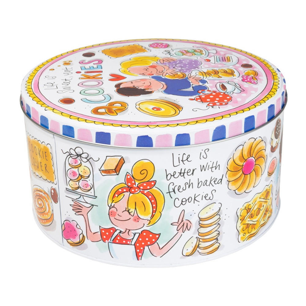 DOSEN Keks in Bunt - 20cm - Multicolor, Metall (19.8/10/19.8cm) - Blond Amsterdam