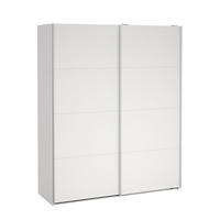 SCHIEBETÜRENSCHRANK, Bergamo, Weiß, Holzwerkstoff, 179 x 67 x 221 cm - Weiß, Holzwerkstoff (179/221/67cm) - ebuy24