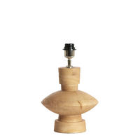 LAMPENFUSS Fiera Braun Ø23/25 cm - Hellbraun, Holz (23/23/25cm) - Light & Living