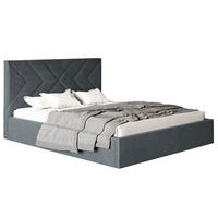 BETT Grau OLDO 1 Mit Bettkasten 120x200 cm - Graphitfarben, Textil (120/200cm) - Sepro Meble