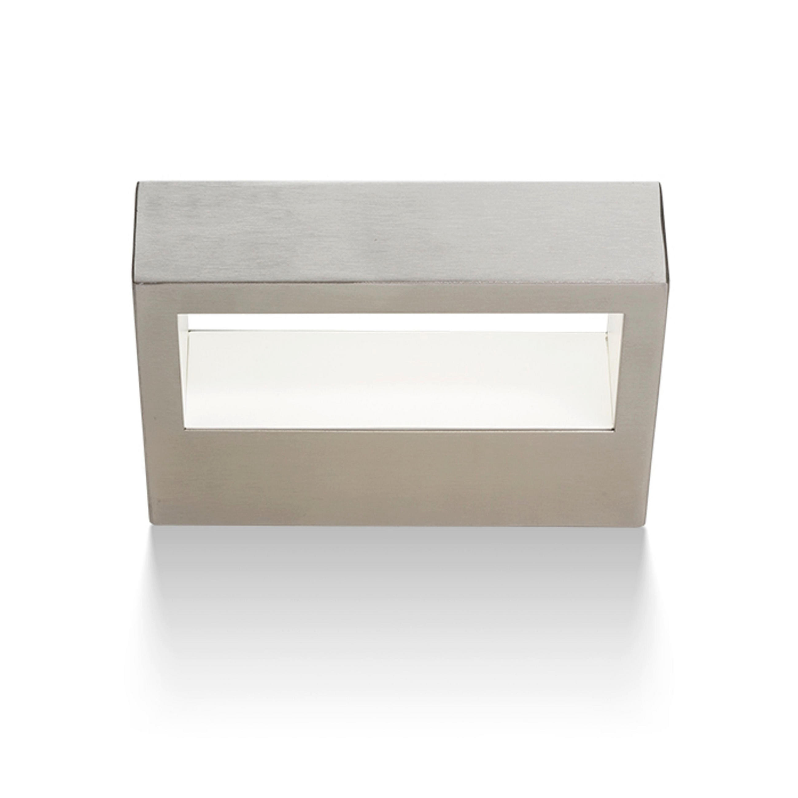 AUSSENLEUCHTE CHLOE Edelstahl 9 W IP65 - Edelstahlfarben, Metall (13/18/47cm) - Rendl