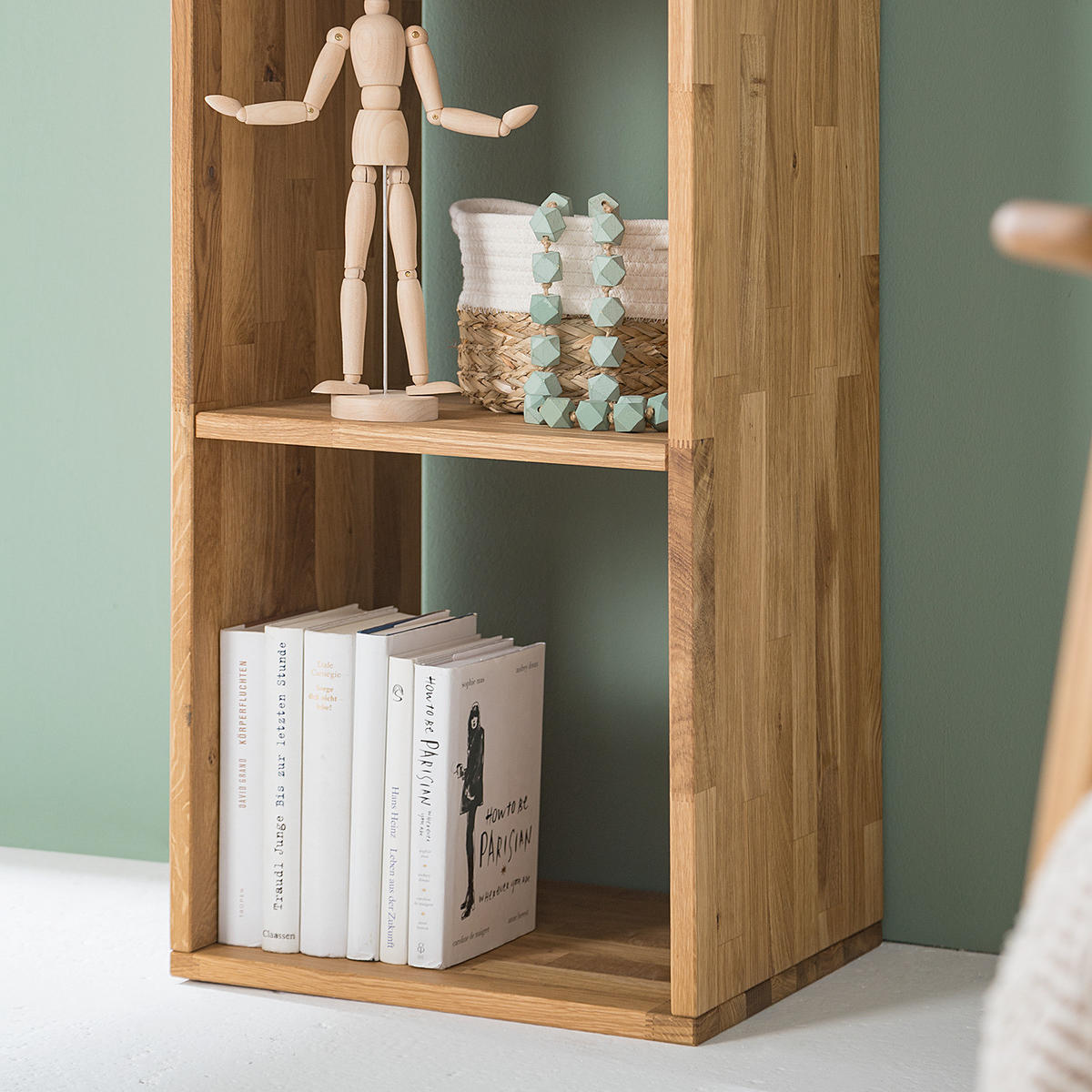 REGAL - Massivholz - Eichefarben, Holz (39/112/35cm) - home24