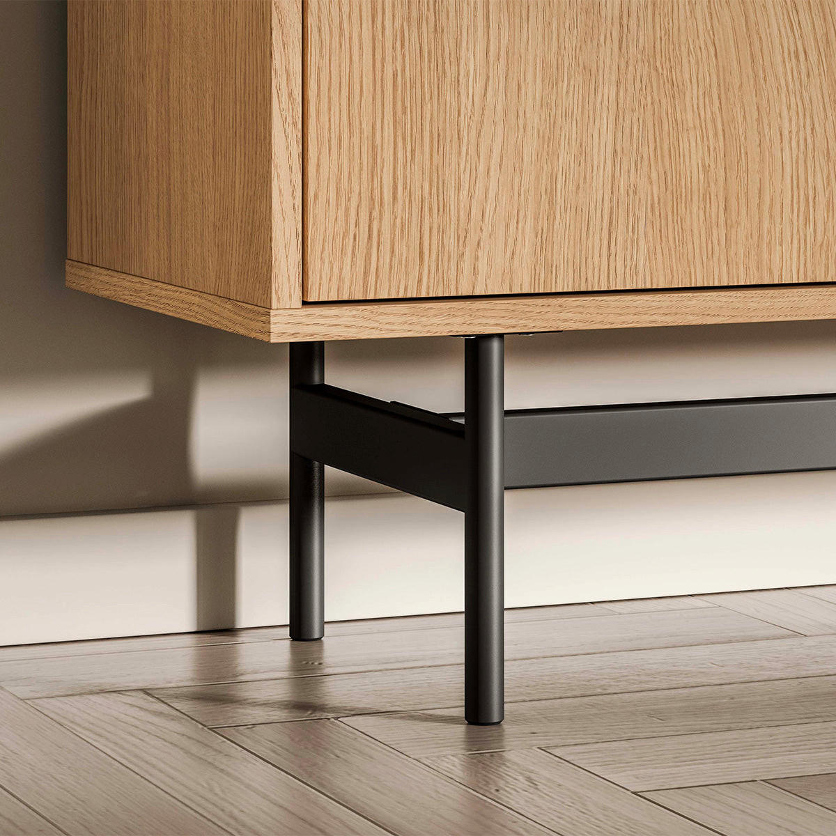TV OMARICA Nila Les - rjava, leseni material (150/53/33cm) - Petits-meubles