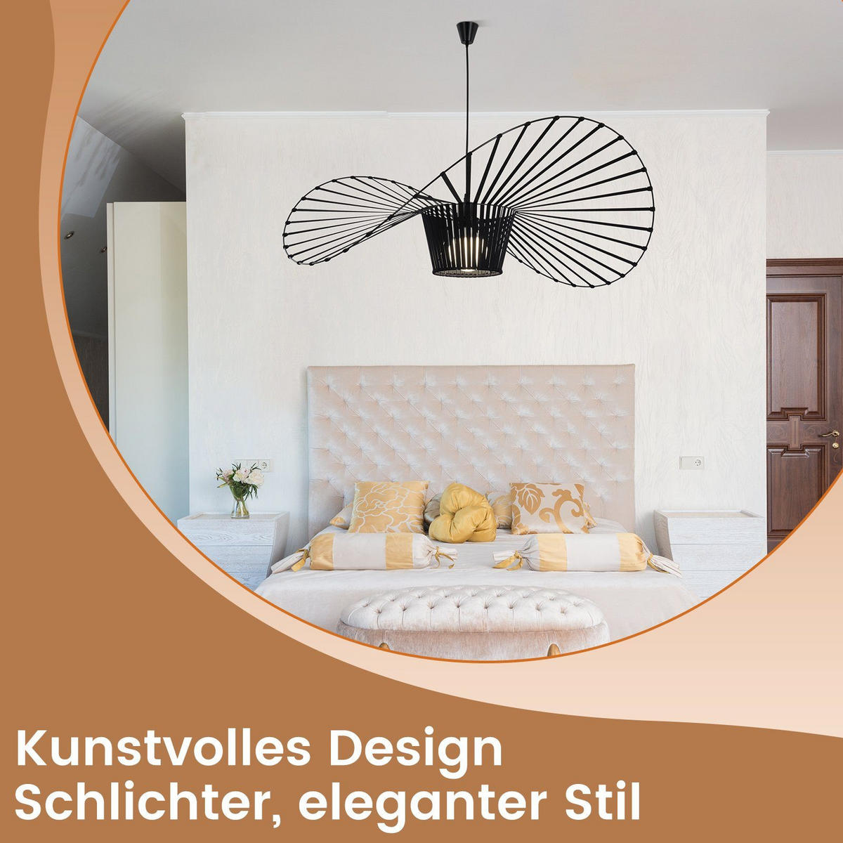 LED-HÄNGELEUCHTE Hellethos 100/150/100 cm - Schwarz, Metall (100/100/150cm) - ZMH