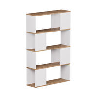 RAUMTEILER Eneos Weiß/Goldkraft Eiche 80 x 124.5 cm - Honigeiche/Weiß, Holzwerkstoff (80/124.5/24cm) - Vicco
