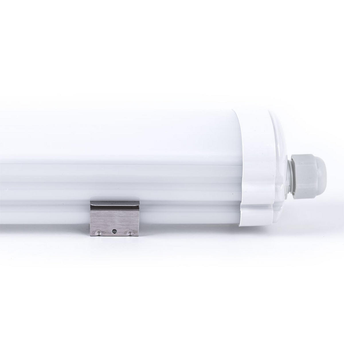 LED DECKENLEUCHTE Weiß Kunststoff 6er Set - Weiß, Kunststoff (120/6.5/5.8cm)