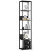 LOFT-REGAL Bücherregale Schwarz, 40x192x32 cm - Schwarz, Holz (40/192/32cm) - Milordbikes
