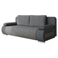 SCHLAFSOFA Emma - Dunkelgrau, Holz/Kunststoff (200/77/92cm) - MIRJAN24