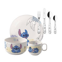 KINDERGESCHIRR-SET Disney Stitch bunt 7er Set - Multicolor, Keramik/Metall (2/2/2cm) - Villeroy & Boch