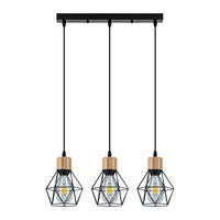 PENDELLEUCHTE BERG Ⅲ 43/15/146 cm - Schwarz, Metall (43/15/146cm) - Nettlife