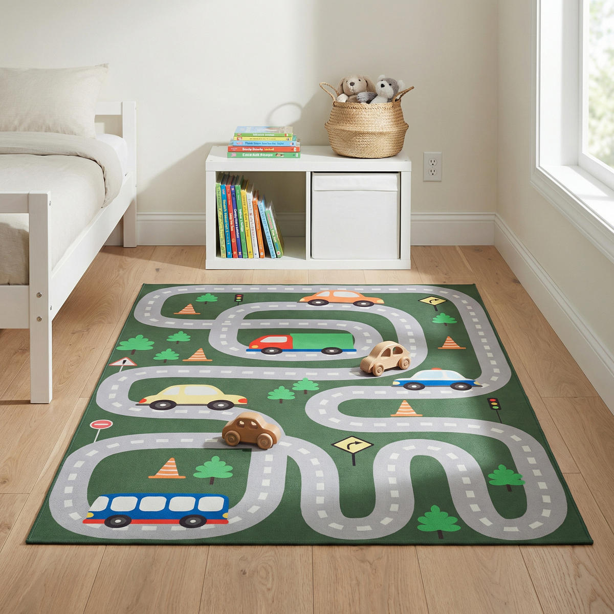 KINDERTEPPICH SNOOKI Grün 140/200 cm - Grün, Textil (140/200cm) - Tapiso