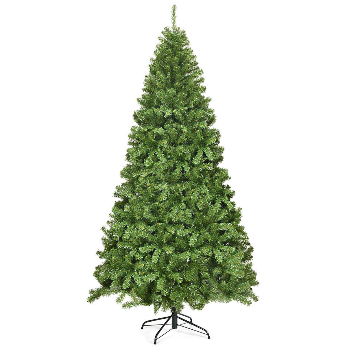 WEIHNACHTSBAUM 225cm Grün - Grün, Kunststoff (225cm) - COSTWAY