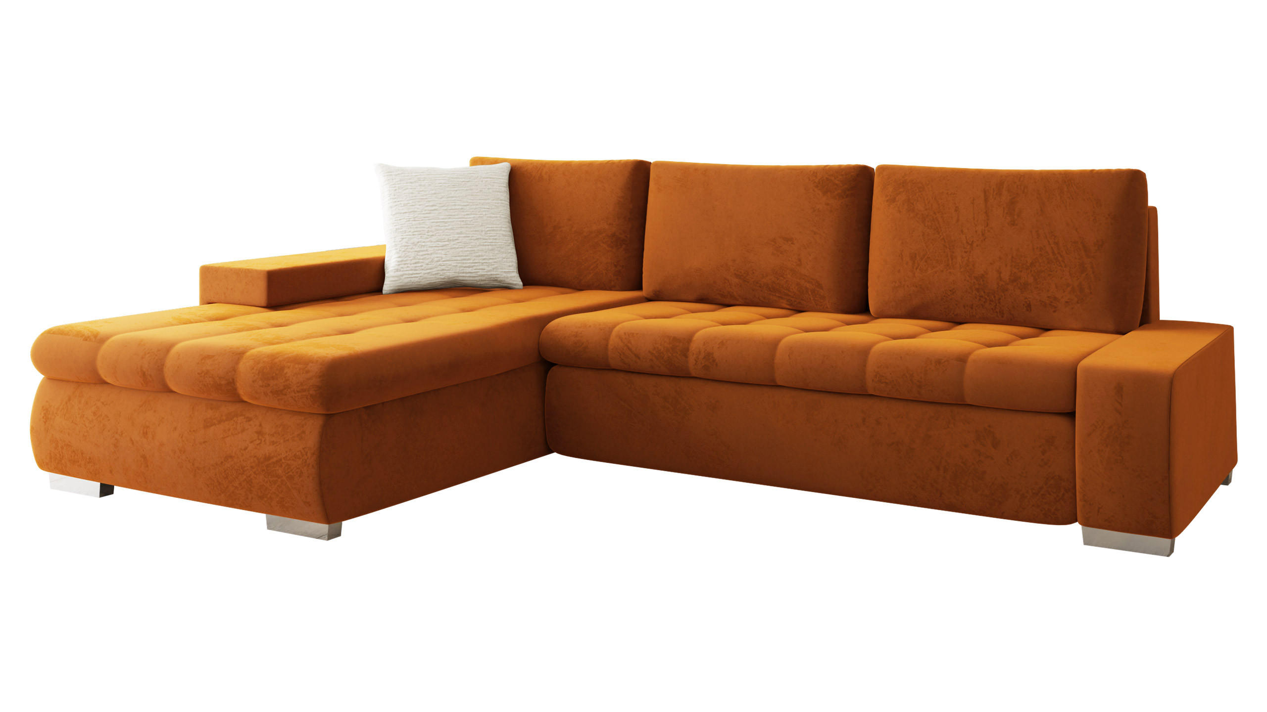 ECKSOFA Orkan Premium - Bronzefarben, Holz/Textil (302/213cm) - MIRJAN24