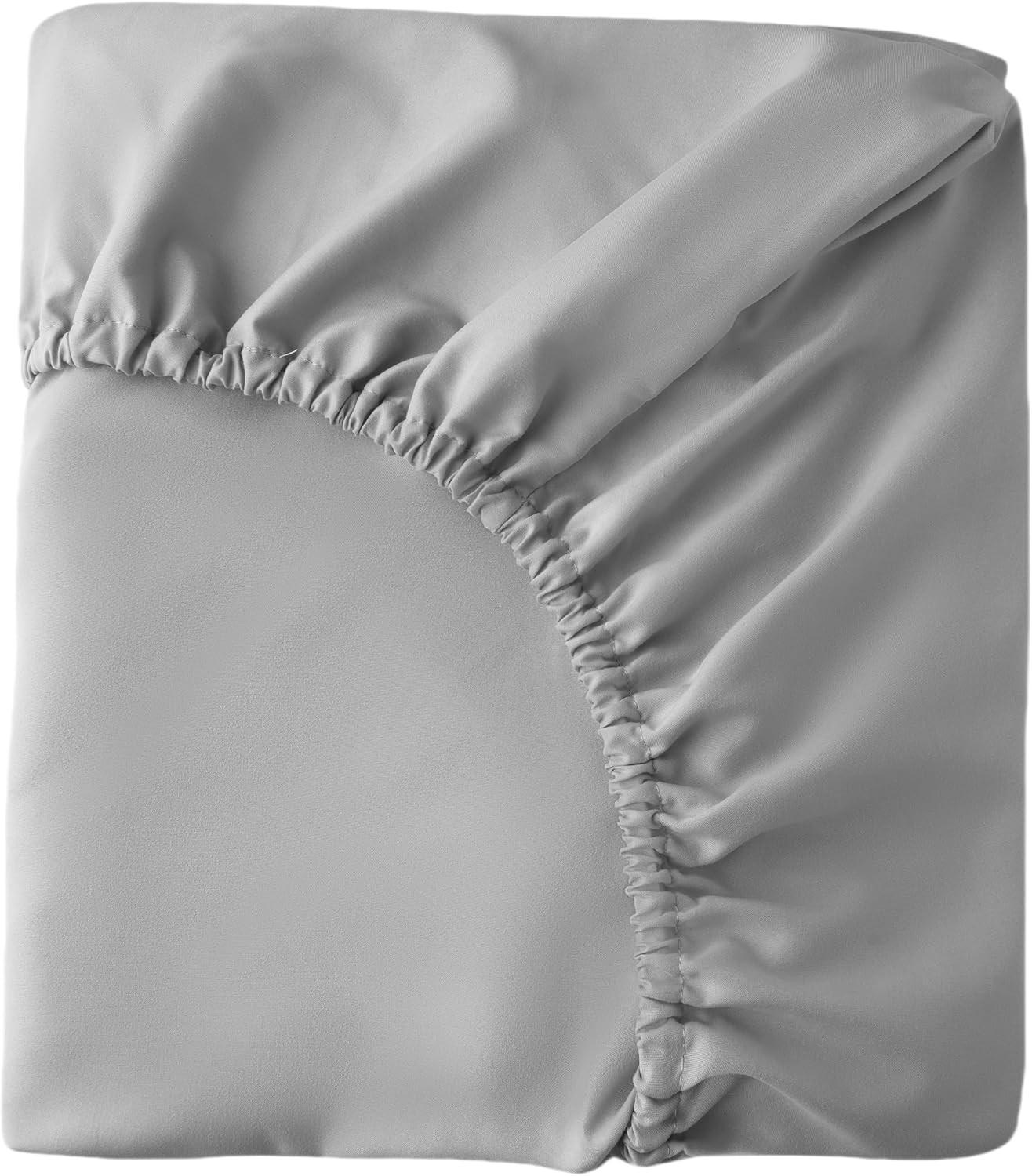 SPANNBETTLAKEN-150*200*5-28CM-GRAU - Grau, Textil (150/200cm)