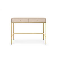 KONSOLENTISCH MONDO 104/78/50 cm mit Schubladen, Beige - Beige, Holzwerkstoff (50/104/78cm) - MASSENO