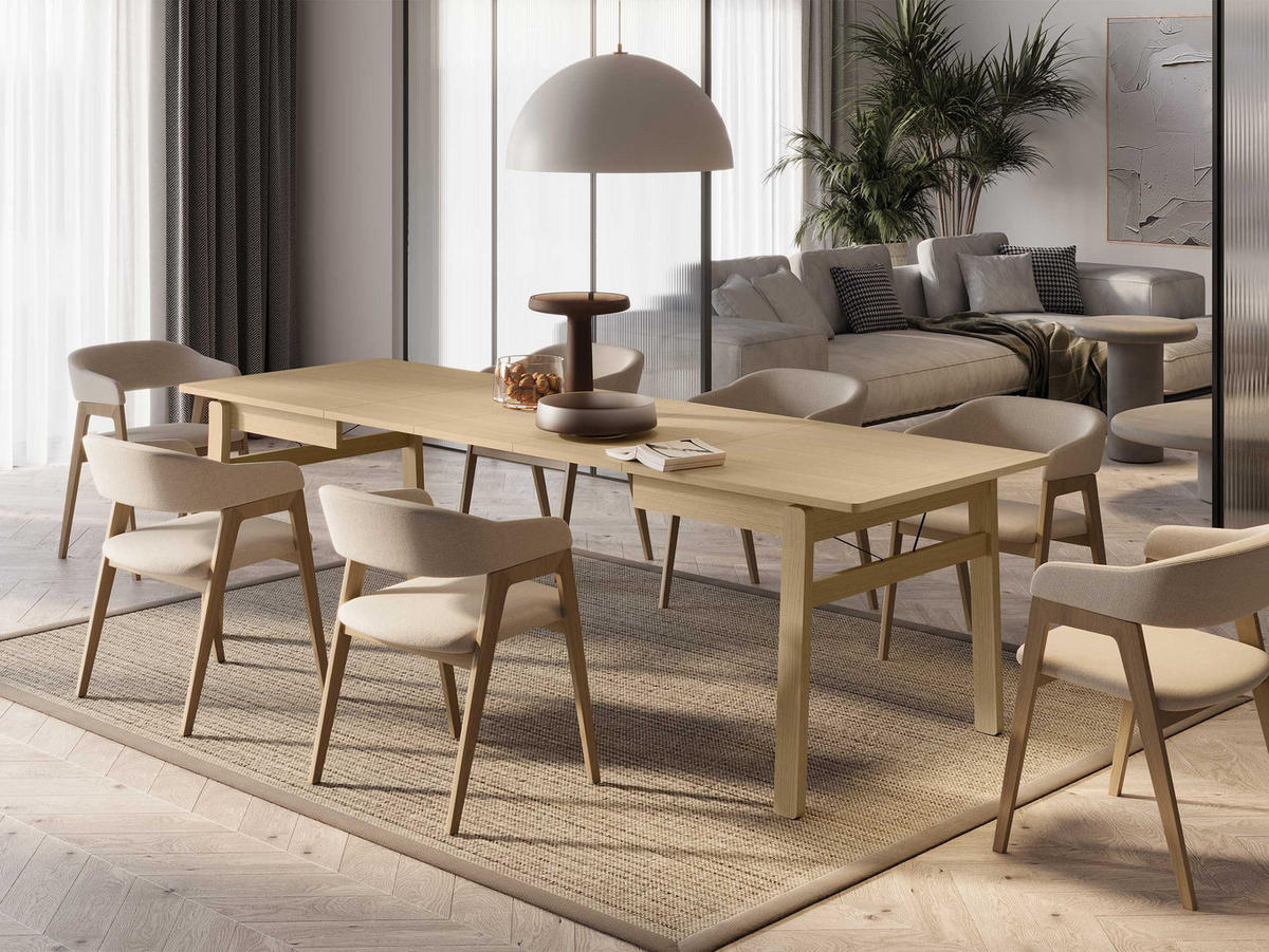 ESSTISCH ausziehbar Plot PT01 - Eichefarben, Holz/Holzwerkstoff (85/149/77cm) - MIRJAN24