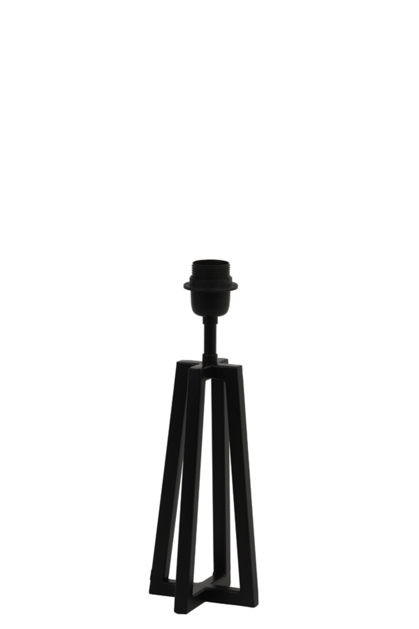 Light & Living Lampenfuss Schwarz 11.5x31x11.5 cm