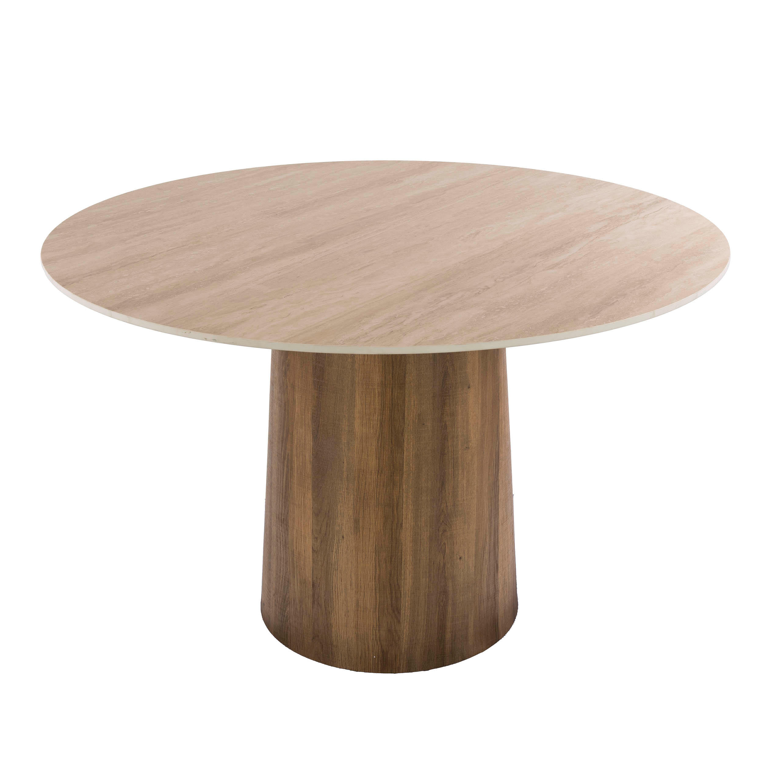 ESSZIMMERTISCH Centro Beige 120/120/77 cm - Beige, Keramik (120/120/77cm) - Hoyz Collection