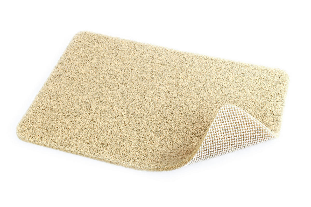 BADEWANNENMATTE Wellness 50/80 cm - Beige, Kunststoff (50/80cm) - Maximex