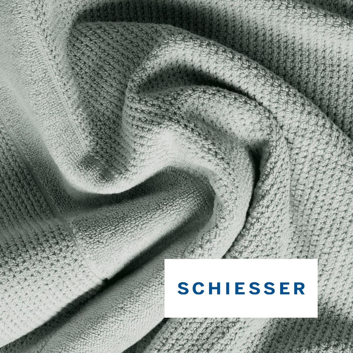 HANDTUCHSET Turin - 4-teilig - 50x100 cm - Hellpetrol - Petrol, Textil (50/100cm) - SCHIESSER