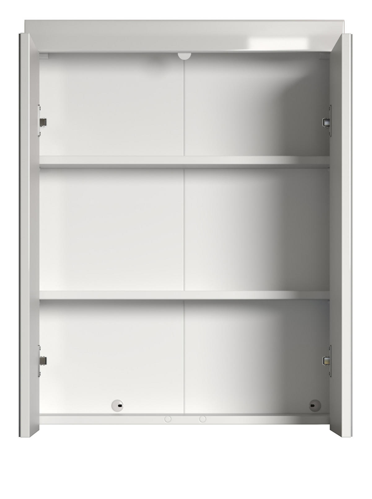 HÄNGESCHRANK weiß Hochglanz 73 x 77 cm, Badschrank hängend - Weiß, Holzwerkstoff/Kunststoff (73/77/23cm) - Top.Furn