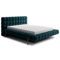 BOXBETT 160/200 Ezio Blau - Blau, Holz (160/200cm) - Petits-meubles
