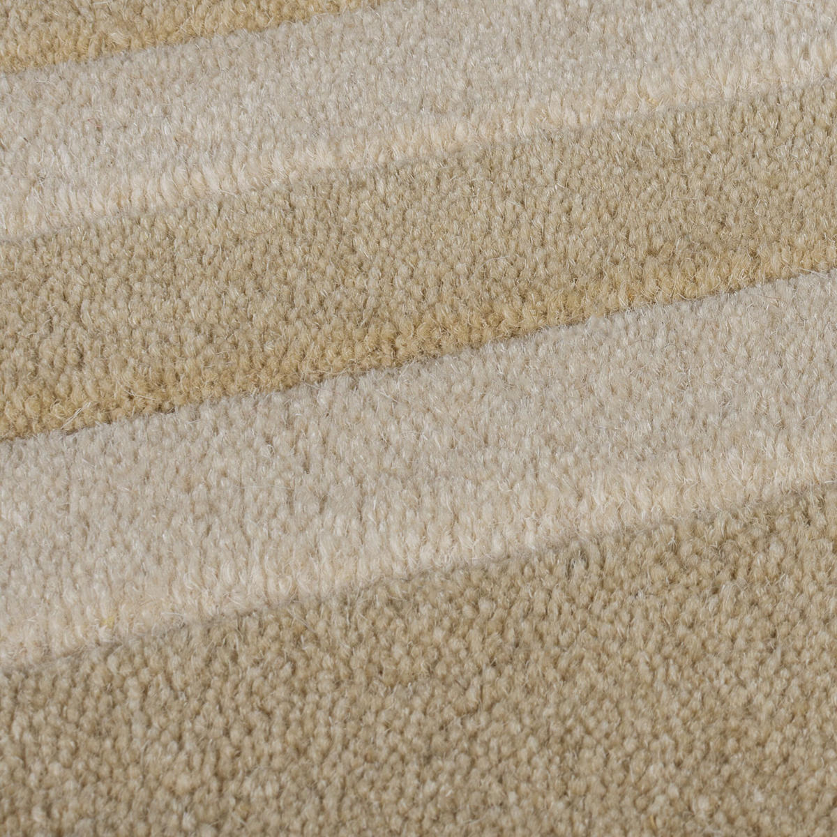 WOLLTEPPICH Bordure-Design, handgetuftet, naturtöne WENSUM, Beige 160x230 cm - Beige, Textil (160/230cm) - KADIMA DESIGN