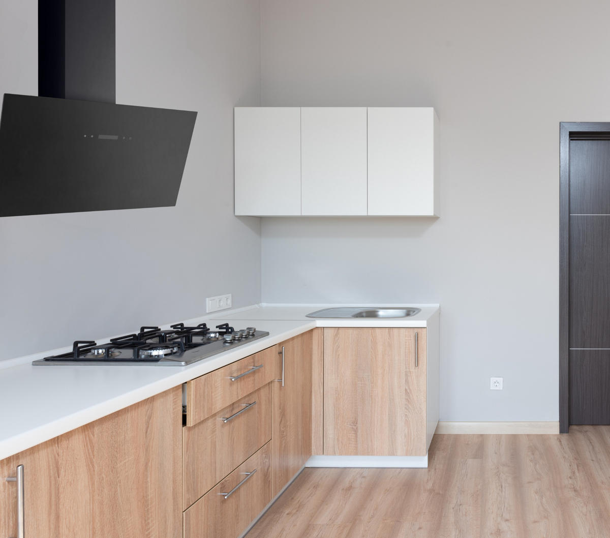 KOPFFREIHAUBE KHS34-80 ABT2X 80cm Dunstabzugshaube schwarz Timer und Touch-Control - Schwarz Hochglanz, Glas (80/93/32cm) - PKM