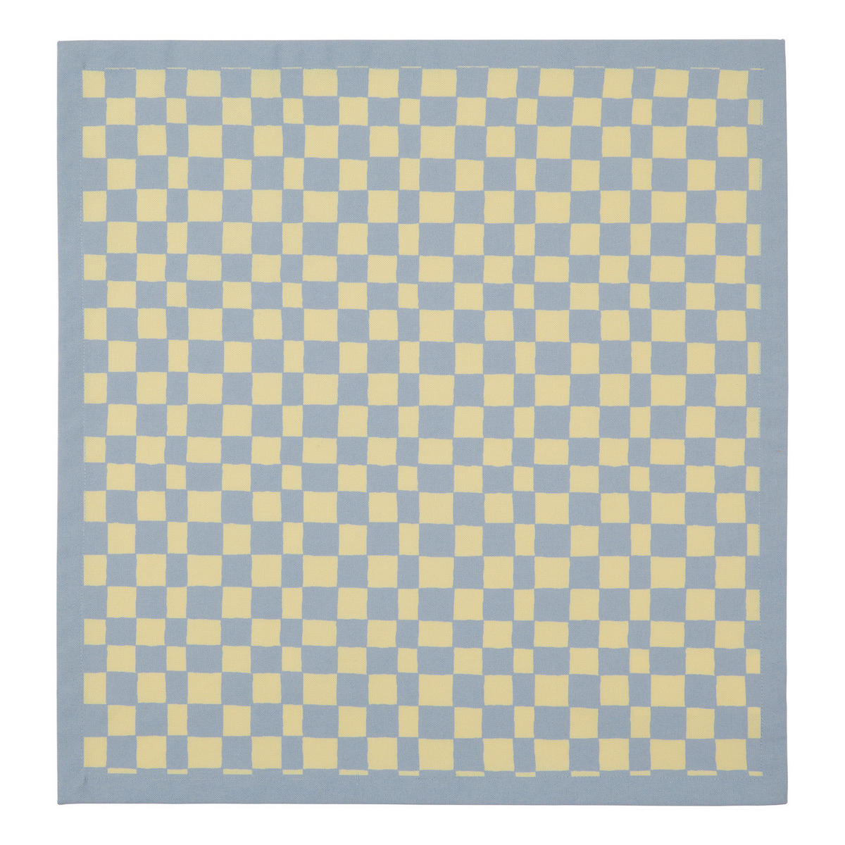 SERVIETTEN (6er-Set) Checker Style 42x42 cm - Hellblau, Textil (42/42cm) - Butlers