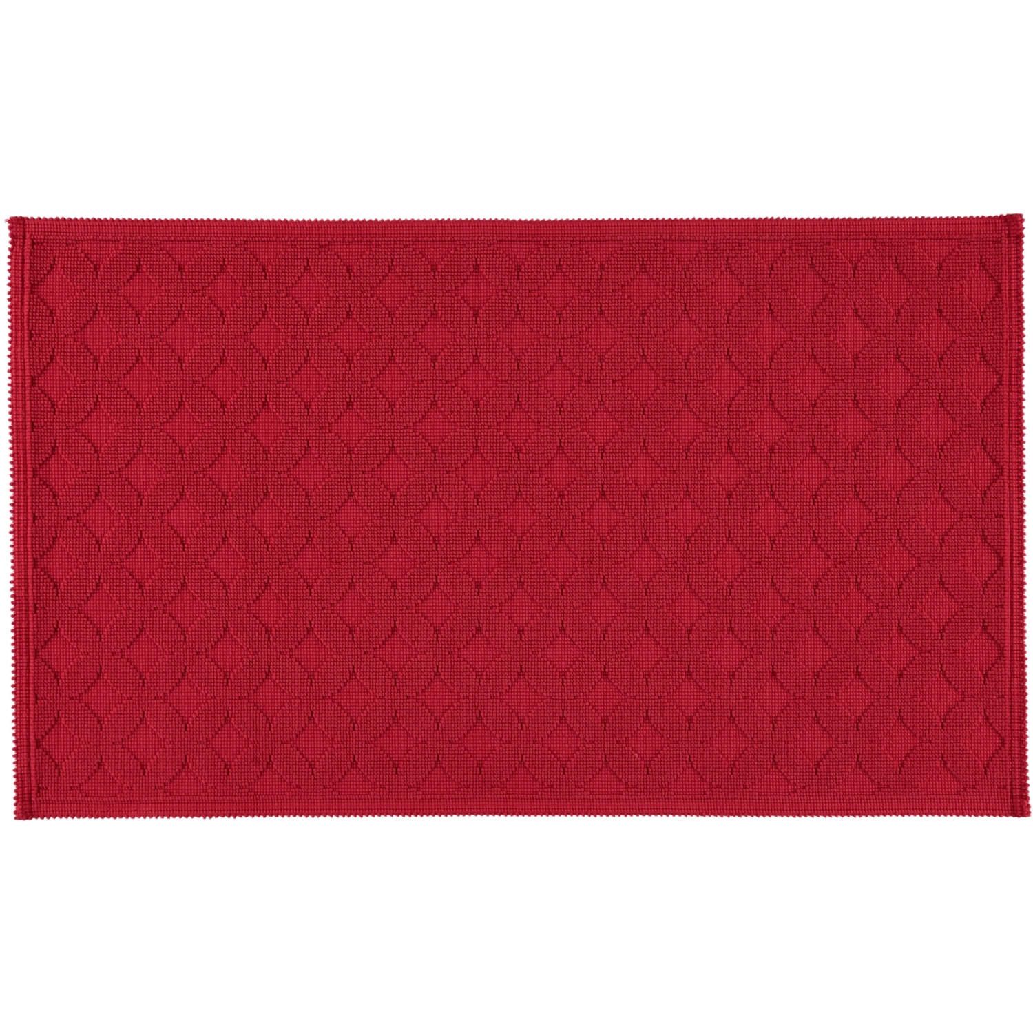 BADEMATTEN SEASIDE CARDINAL - 349 - Rot, Textil (70/120cm) - Rhomtuft