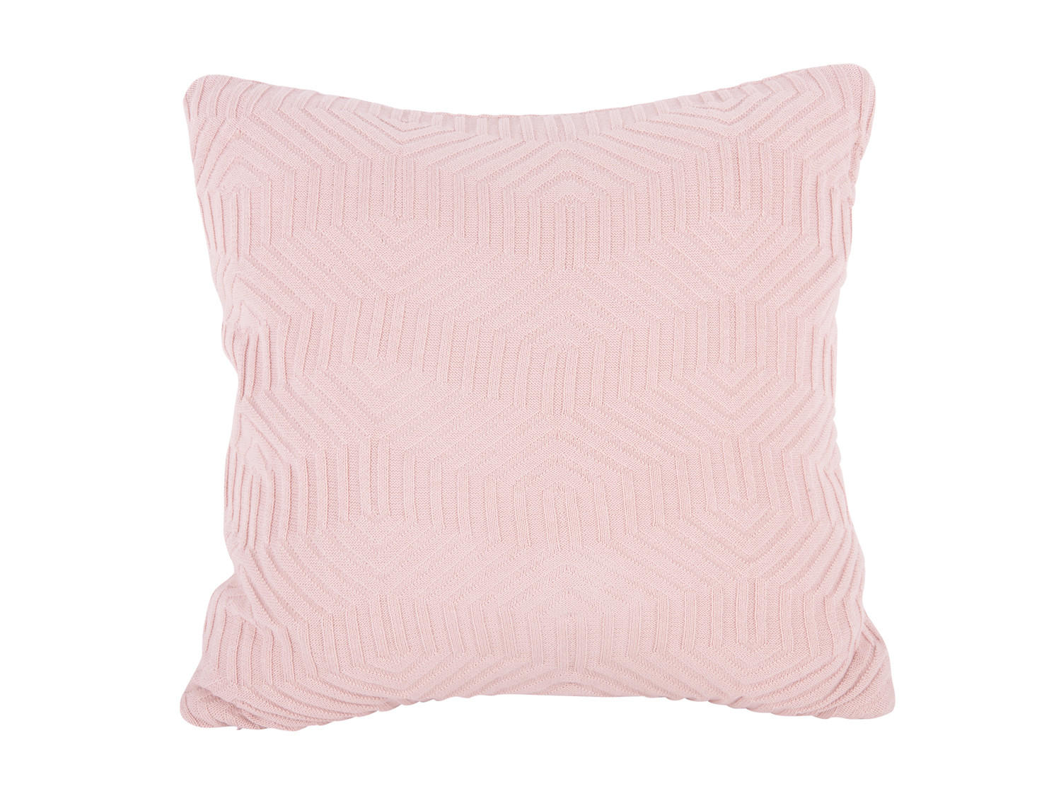 DEKOKISSEN Honeycomb 45/45/15 cm - Pink, Textil (45/45cm) - Present Time