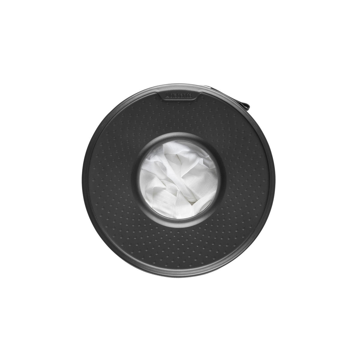 WÄSCHEBOX, White / Dark Grey, 35 L - Weiß, Metall (30/63.5/30cm) - Brabantia