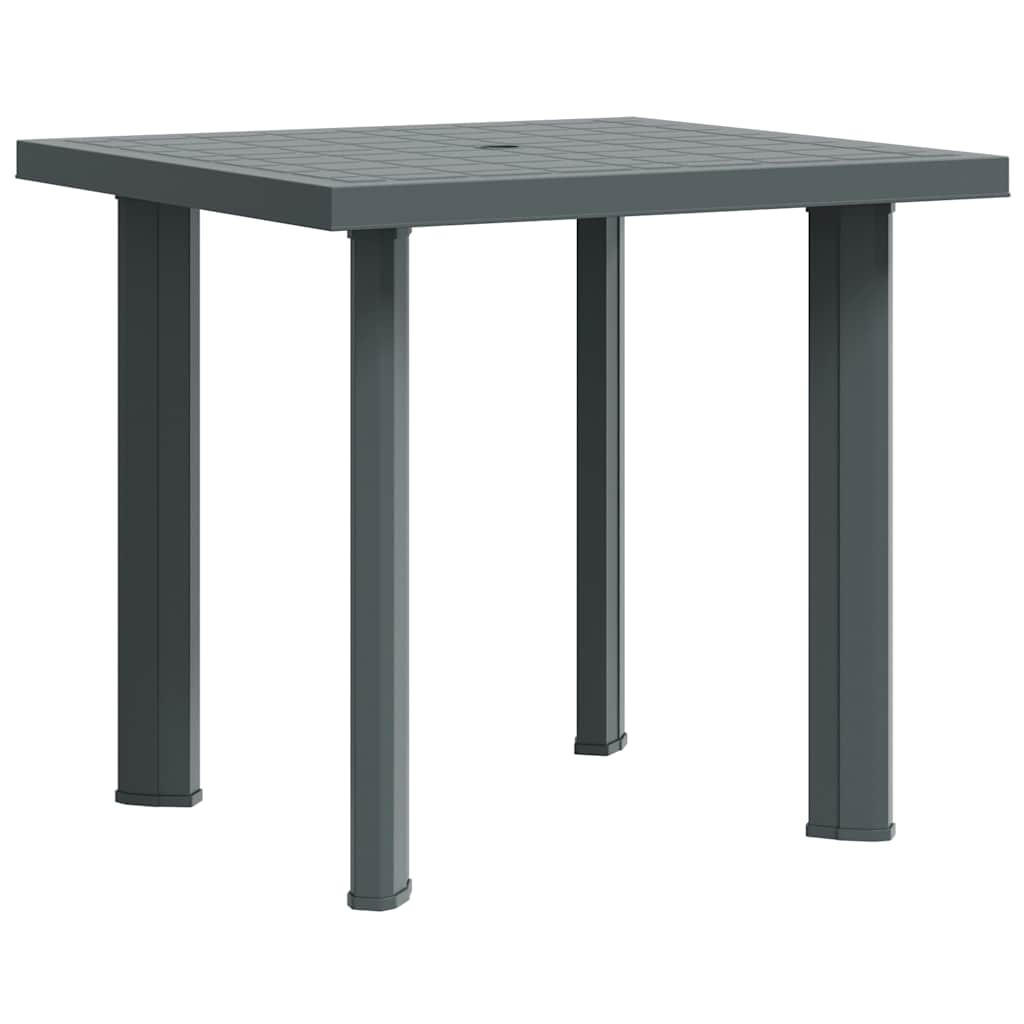GARTENTISCH Grün 80/75/72 Cm Kunststoff - Grün, Kunststoff (80/75/72cm) - vidaXL