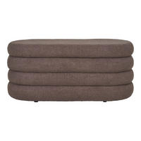 DARTFORD Bank mit Stauraum 103x45x44 cm Braun - Braun, Textil (103/44/103cm) - tinkaro