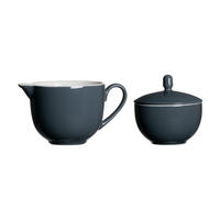 MILCHKÄNNCHEN & ZUCKERDOSE Doppio Anthrazit - Anthrazit, Keramik (1/1cm) - Ritzenhoff Breker