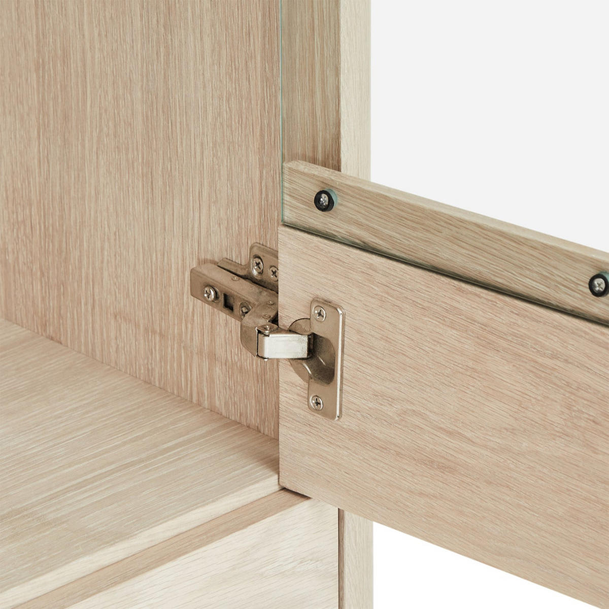 HIGHBOARD Eiche massiv - Eichefarben, Holz (123/146/45cm) - Furnhouse