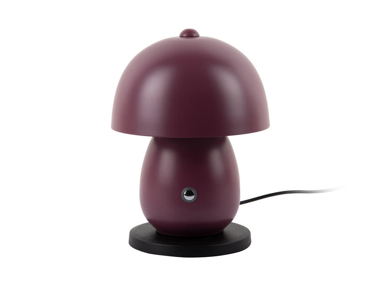 TISCHLAMPE Mono LED 14/14/18 cm - Lila, Metall (14/14/18cm) - Leitmotiv