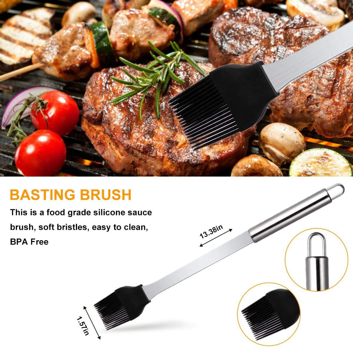 GRILLBESTECK 26-teiliges Set - Multicolor, Metall (43cm)
