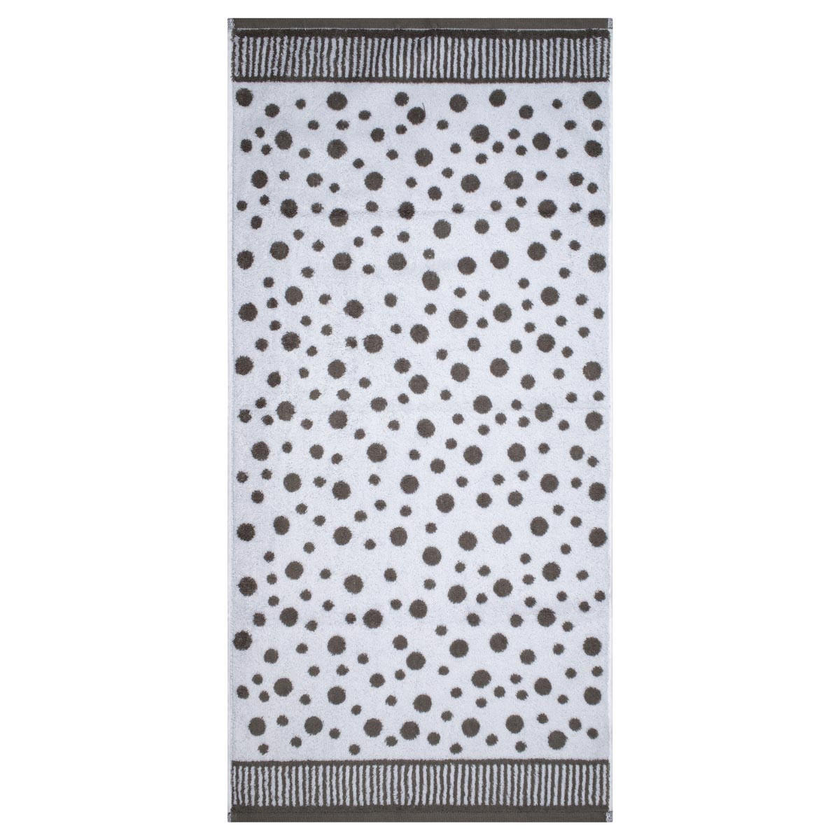 FROTTIERSET Punkte allover 6-teilig - Dunkelgrau, Textil (50/100cm) - Ross
