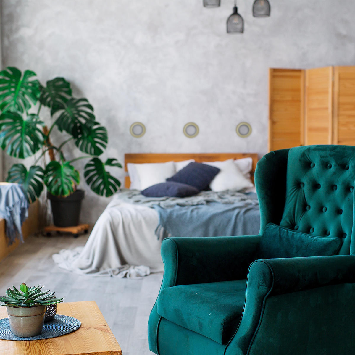 3XZRKADLÁ - zlatá, plast/sklo (25/25/2cm) - Relaxdays