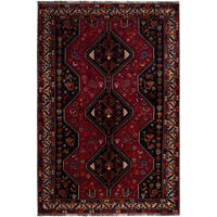 TEPPICH Gashgai Rot 268/177 cm Schurwolle - Rot, Textil (177/268cm) - Looma